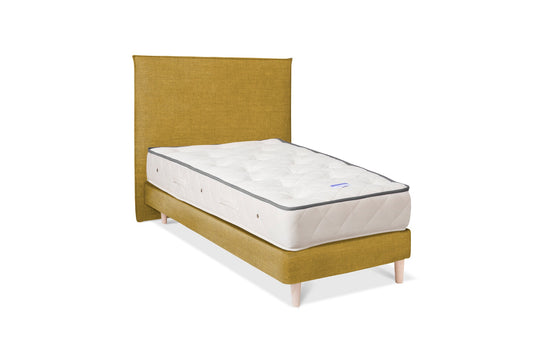 The Prideaux Bed | Washed_Linen - Mustard