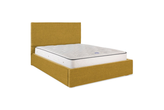 The Dartmouth Bed | Washed_Linen - Mustard