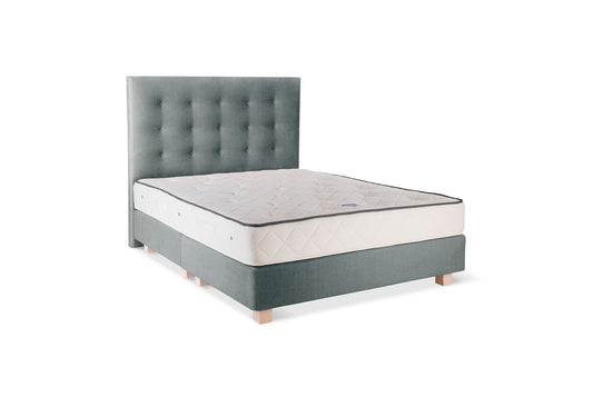 The Eva Bed | Washed_Linen - Teal