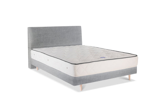 The Stella Bed | Linara_Cotton_Linen - Harbour Grey