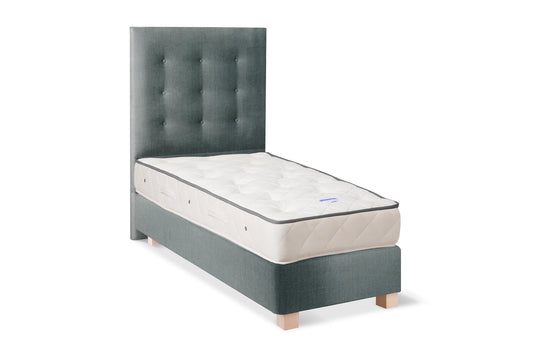 The Eva Bed | Washed_Linen - Teal