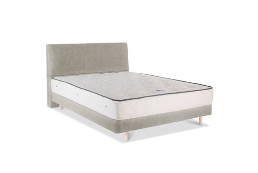 The Stella Bed | Washed_Linen - Stone