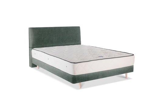 The Stella Bed | Washed_Linen - Deep Teal