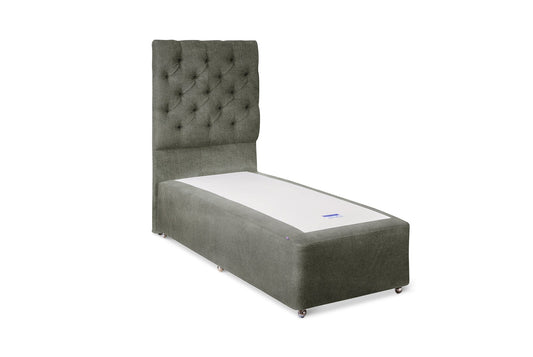 The Vanstone Bed | Velvet - Anthracite