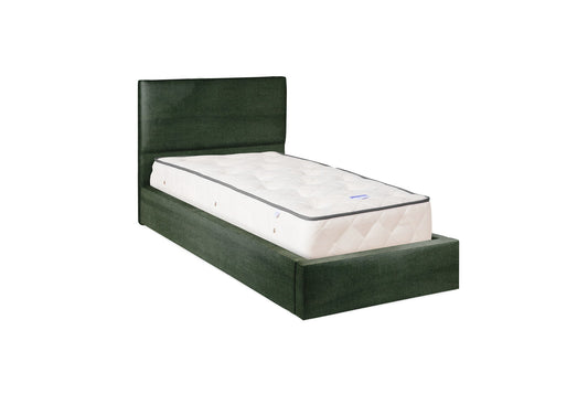 The Exmouth Bed | Velvet - Evergreen