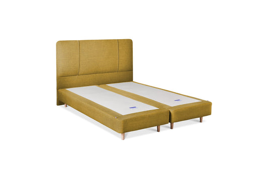 The Carrick Bed | Washed_Linen - Mustard