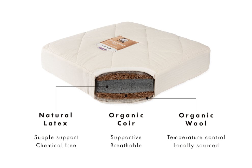 stokke organic mattress Latex Mat For Stokke Junior Bed V2 – Naturalmat