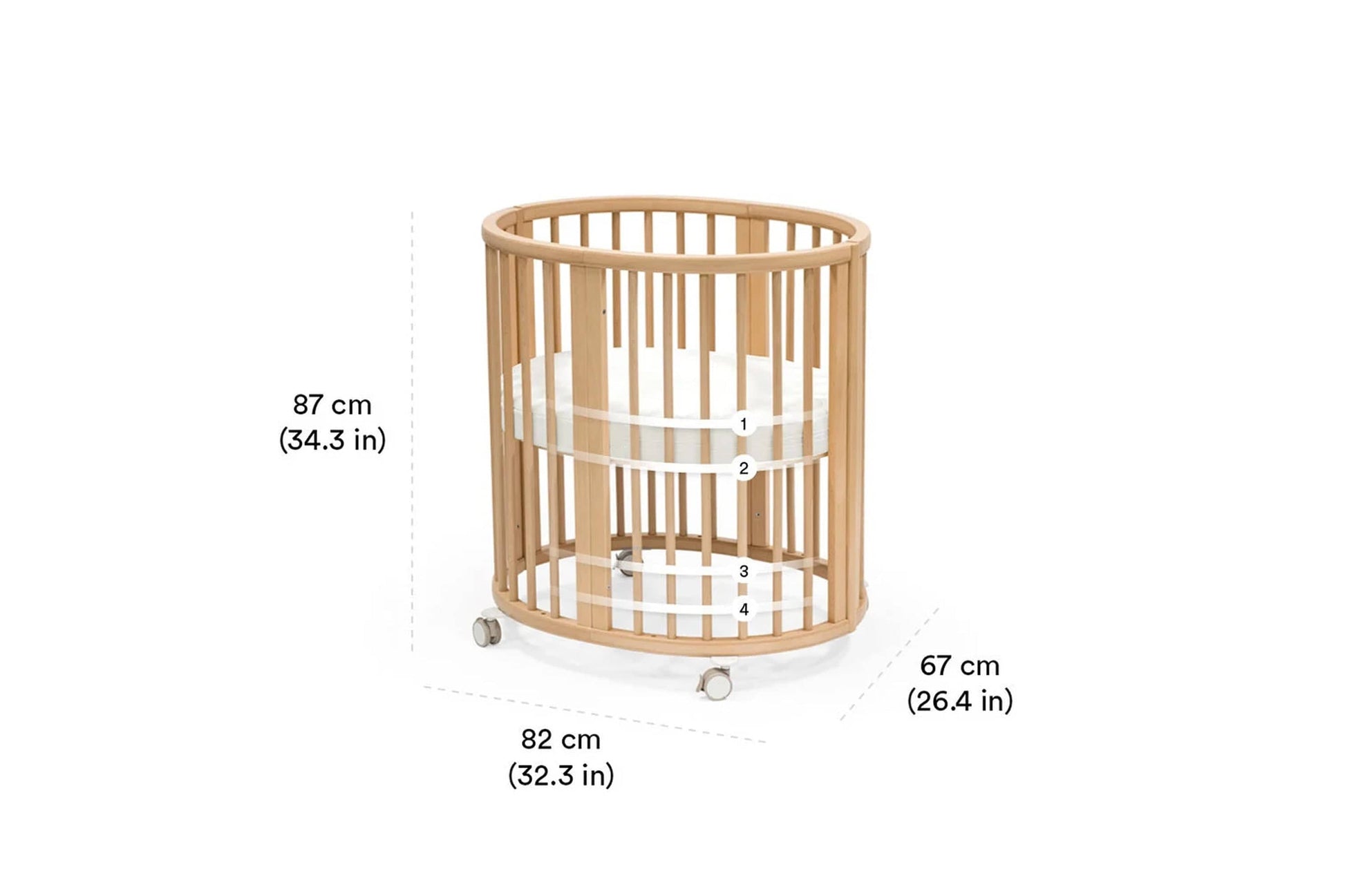 Stokke® Sleepi™ Mini V3 with Coco Mat Naturalmat Baby