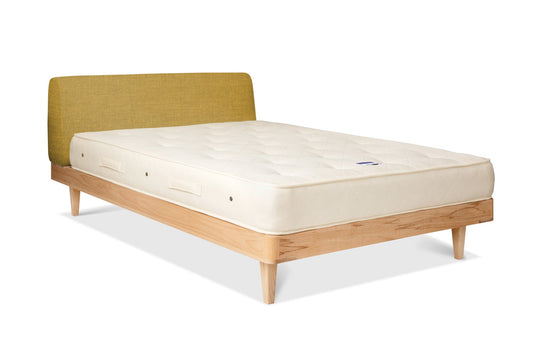 The Appledore Bed | Washed_Linen - Mustard