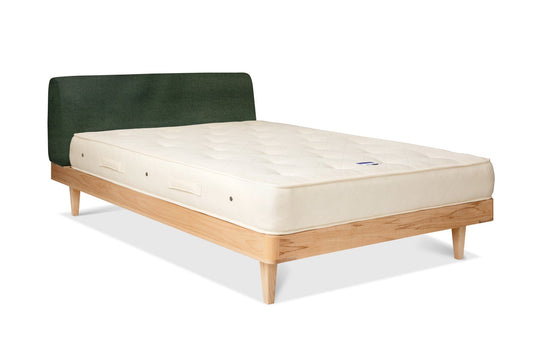 The Appledore Bed | Velvet - Evergreen