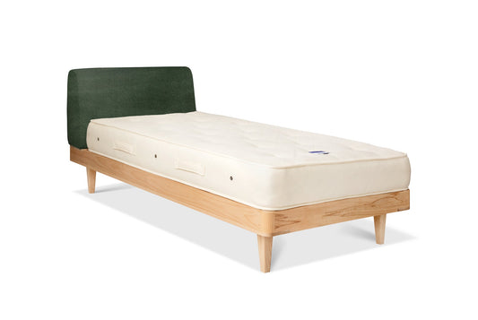 The Appledore Bed | Velvet - Evergreen